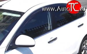 999 р. Комплект дефлекторов окон (ветровиков) 4 шт. (седан) Russtal Nissan Almera G15 седан (2012-2019)  с доставкой в г. Самара