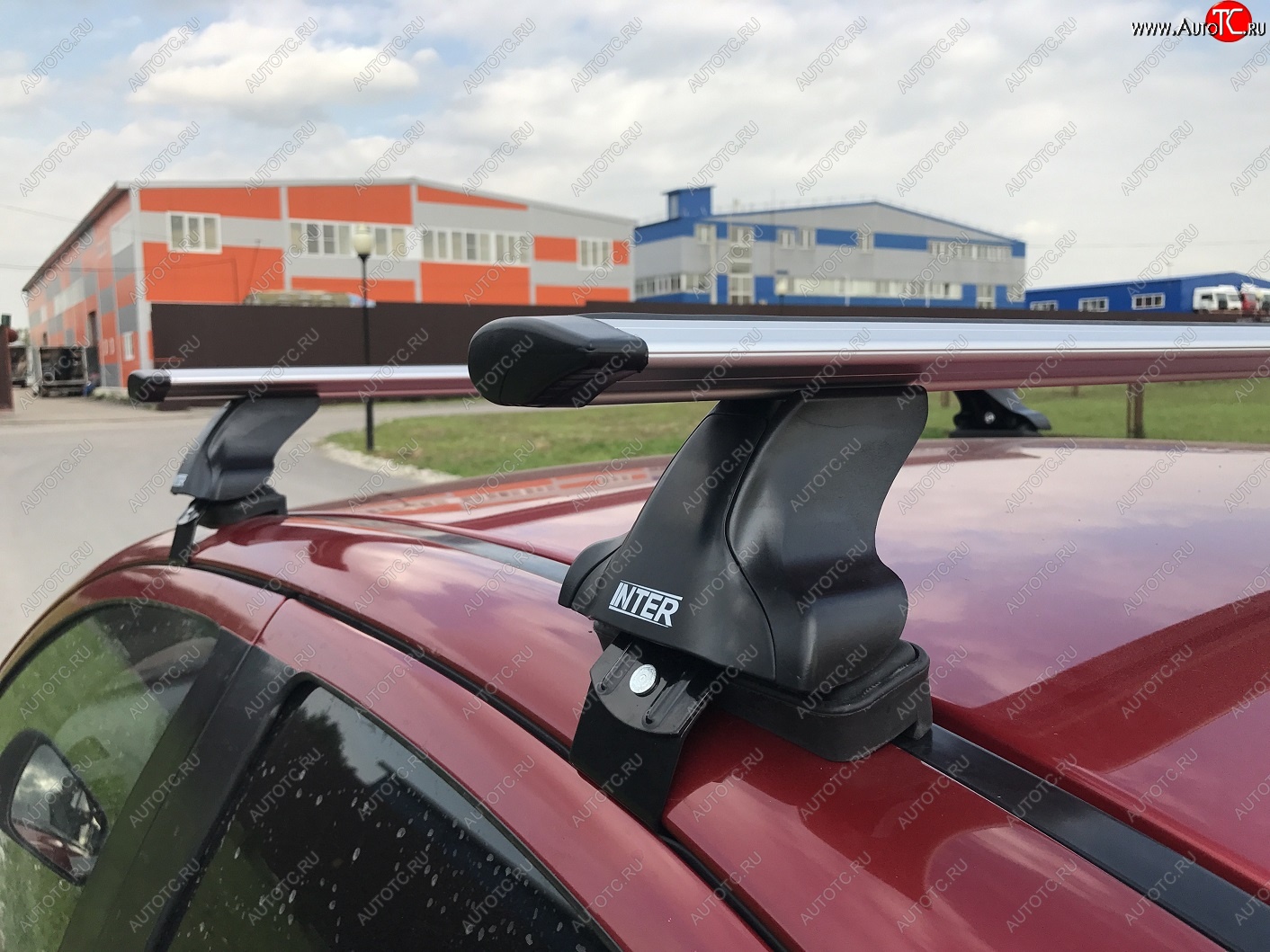 2 499 р. Комплект опор багажника INTER  Nissan Almera  G15 (2012-2019) седан  с доставкой в г. Самара