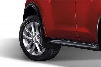 1 249 р. Брызговики Frosch (optimum, в пакете)  Nissan Juke  1 YF15 (2010-2020) дорестайлинг, рестайлинг (Передние)  с доставкой в г. Самара. Увеличить фотографию 2