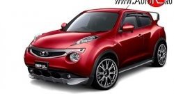 3 999 р. Накладка на передний бампер Impul Nissan Juke 1 YF15 дорестайлинг (2010-2014) (Неокрашенная)  с доставкой в г. Самара. Увеличить фотографию 8