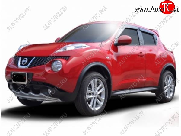 4 999 р. Накладка на передний бампер Impul-style Nissan Juke 1 YF15 дорестайлинг (2010-2014) (Неокрашенная)  с доставкой в г. Самара