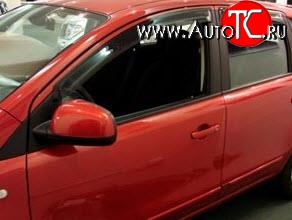 4 199 р. Дефлекторы окон (ветровики) 4 шт. Novline Nissan Note 1 E11 дорестайлинг (2004-2008)  с доставкой в г. Самара