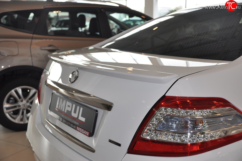 4 999 р. Лип спойлер Impul Nissan Teana 2 J32 дорестайлинг (2008-2011) (Неокрашенный)  с доставкой в г. Самара