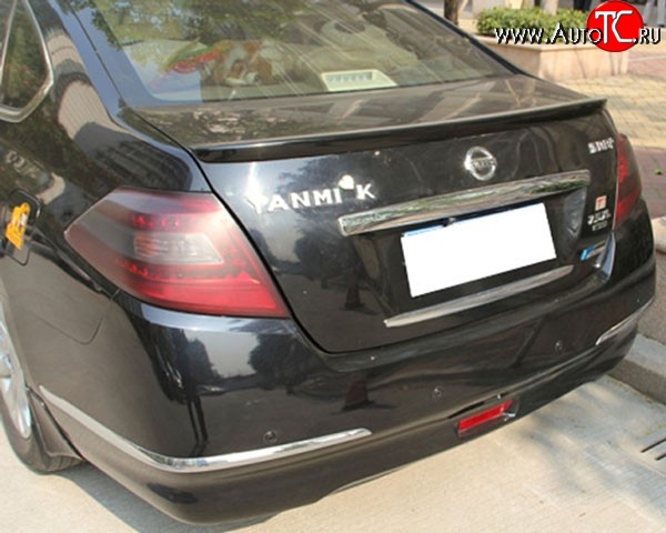 2 469 р. Лип спойлер M-VRS Nissan Teana 2 J32 дорестайлинг (2008-2011) (Неокрашенный)  с доставкой в г. Самара