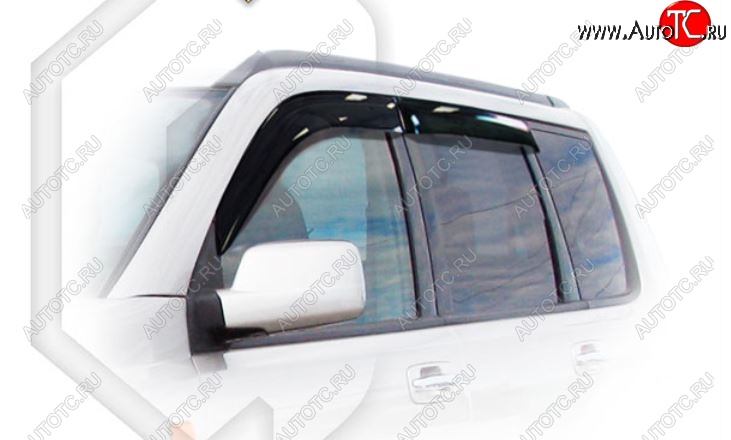 2 159 р. Дефлектора окон CA-Plastic Nissan X-trail 1 T30 дорестайлинг (2000-2003) (Classic полупрозрачный, Без хром.молдинга)  с доставкой в г. Самара
