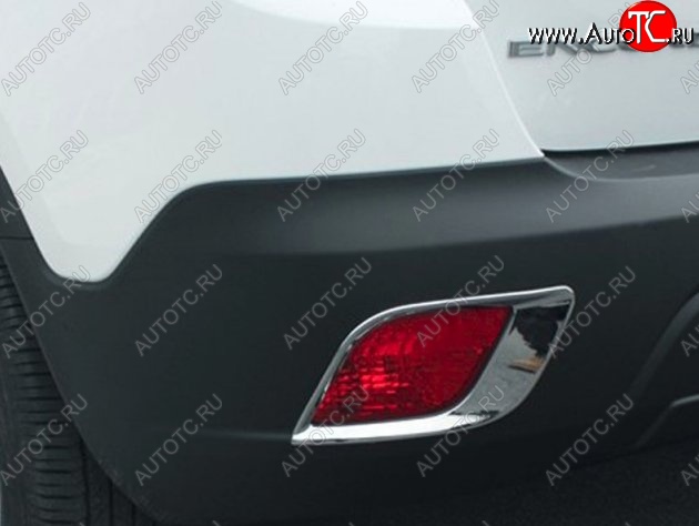 3 599 р. Накладки на задние отражатели СТ Opel Mokka  дорестайлинг (2012-2016)  с доставкой в г. Самара