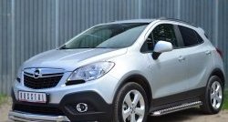 24 649 р. Широкая защита порогов SLITKOFF Opel Mokka  дорестайлинг (2012-2016)  с доставкой в г. Самара. Увеличить фотографию 4