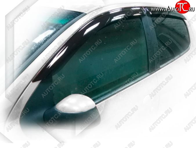 1 999 р. Дефлектора окон CA-Plastic Peugeot 206 хэтчбэк 5 дв. 2AC дорестайлинг (1998-2003) (Classic полупрозрачный)  с доставкой в г. Самара