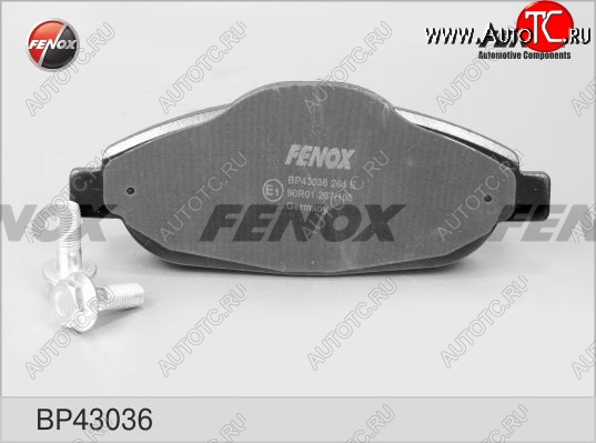 2 269 р. Колодка переднего дискового тормоза FENOX Peugeot 3008 дорестайлинг (2009-2013)  с доставкой в г. Самара