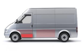 1 189 р. Панель левой двери нижняя (ремонтная) Wisentbull CITROEN Jumper 230 (1994-2002)  с доставкой в г. Самара. Увеличить фотографию 2