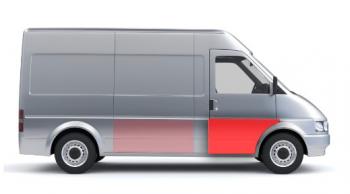 1 189 р. Панель правой двери (ремонтная) Wisentbull CITROEN Jumper 230 (1994-2002)  с доставкой в г. Самара. Увеличить фотографию 2