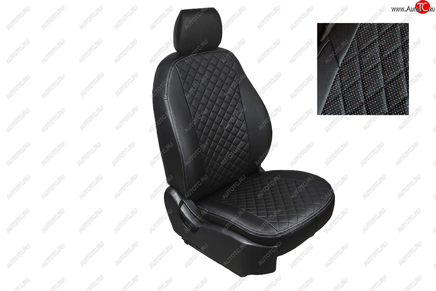 8 699 р. Чехлы Seintex (экокожа/ромб)  KIA Sorento  XM (2012-2015) рестайлинг  с доставкой в г. Самара