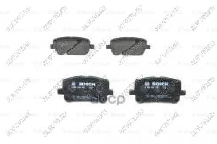 2 389 р. Колодки тормозные передние (4шт.) BOSCH Toyota Corolla E120 седан дорестайлинг (2000-2004)  с доставкой в г. Самара