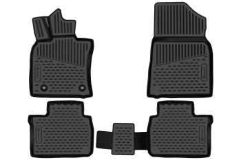 Коврики 3D в салон Element Toyota Camry XV80 (2023-2025) (черные)