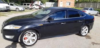 3 499 р. Пластиковые накладки порогов Фанат Тюнинг Ford Mondeo Mk4,DG дорестайлинг, универсал (2007-2010) (неокрашенные (глянец под окраску))  с доставкой в г. Самара. Увеличить фотографию 3