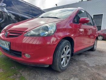 3 499 р. Пластиковые накладки порогов Фанат Тюнинг Honda Jazz (2001-2008) (неокрашенные (глянец под окраску))  с доставкой в г. Самара. Увеличить фотографию 2