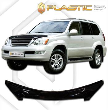 Дефлектор капота (exclusive) CA-Plastic Lexus GX470 J120 дорестайлинг (2002-2007)