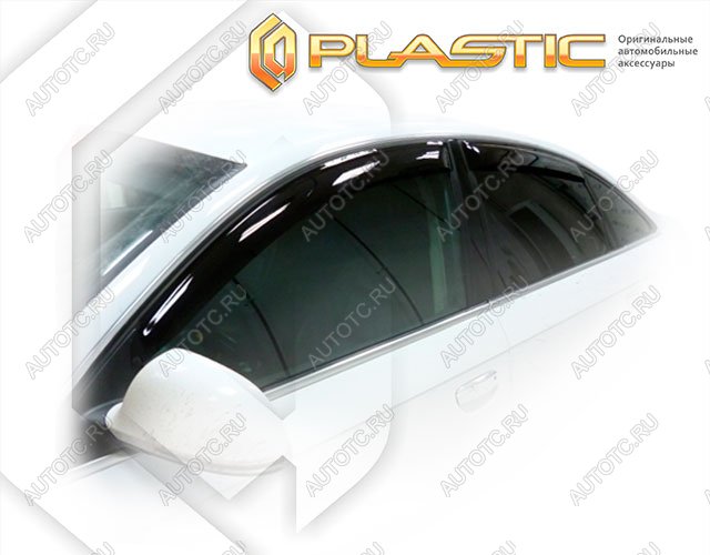 2 079 р. Дефлектора окон CA-Plastic  Audi A6  C6 (2004-2010) дорестайлинг, седан, рестайлинг, седан (Classic полупрозрачный)  с доставкой в г. Самара