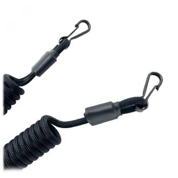 399 р. Страховочный тренчик CORD из паракорда с 2 карабинами (black) CORD tr.kk.b  с доставкой в г. Самара. Увеличить фотографию 3