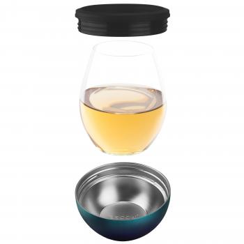 2 379 р. Термобокал для вина WINE KUZIE 440 мл, белый ASOBU stl24.01-white  с доставкой в г. Самара. Увеличить фотографию 3