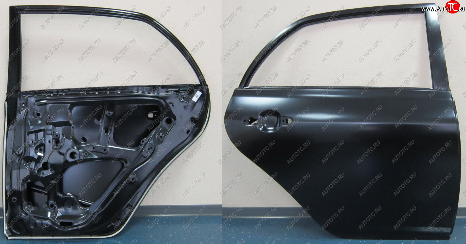 12 899 р. Правая дверь задняя BodyParts Toyota Corolla E150 седан дорестайлинг (2006-2010) (Неокрашенная)  с доставкой в г. Самара
