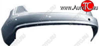 9 649 р. Бампер задний (с отверстием под парктроники) BodyParts  Audi A4  B8 (2011-2015) рестайлинг, седан, рестайлинг, универсал (Неокрашенный)  с доставкой в г. Самара