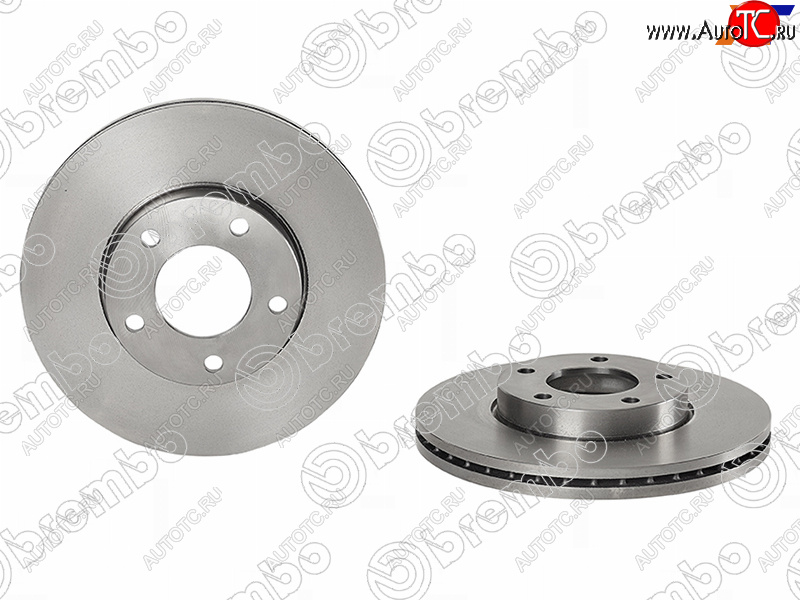 11 649 р. Передний тормозной диск (вентилируемый) BREMBO Mazda 3/Axela BL дорестайлинг седан (2009-2011)  с доставкой в г. Самара