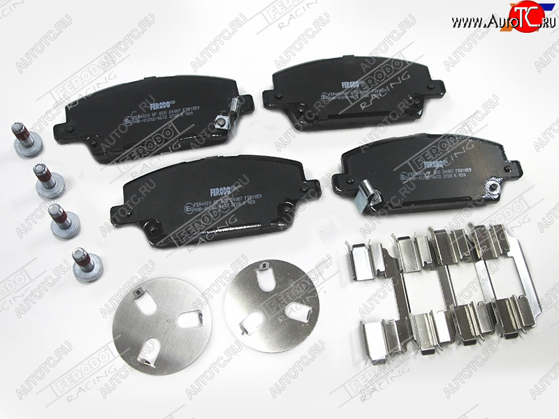 4 699 р. Колодки тормозные FERODO (передние) Honda Civic FK,FN хэтчбэк 5 дв. дорестайлинг (2005-2008)  с доставкой в г. Самара