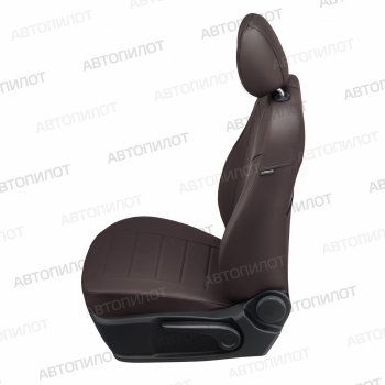 13 849 р. Чехлы сидений (экокожа, 40/60) Автопилот Peugeot 301 (2012-2017) (шоколад)  с доставкой в г. Самара. Увеличить фотографию 2