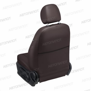 13 849 р. Чехлы сидений (экокожа, 40/60) Автопилот Peugeot 301 (2012-2017) (шоколад)  с доставкой в г. Самара. Увеличить фотографию 5