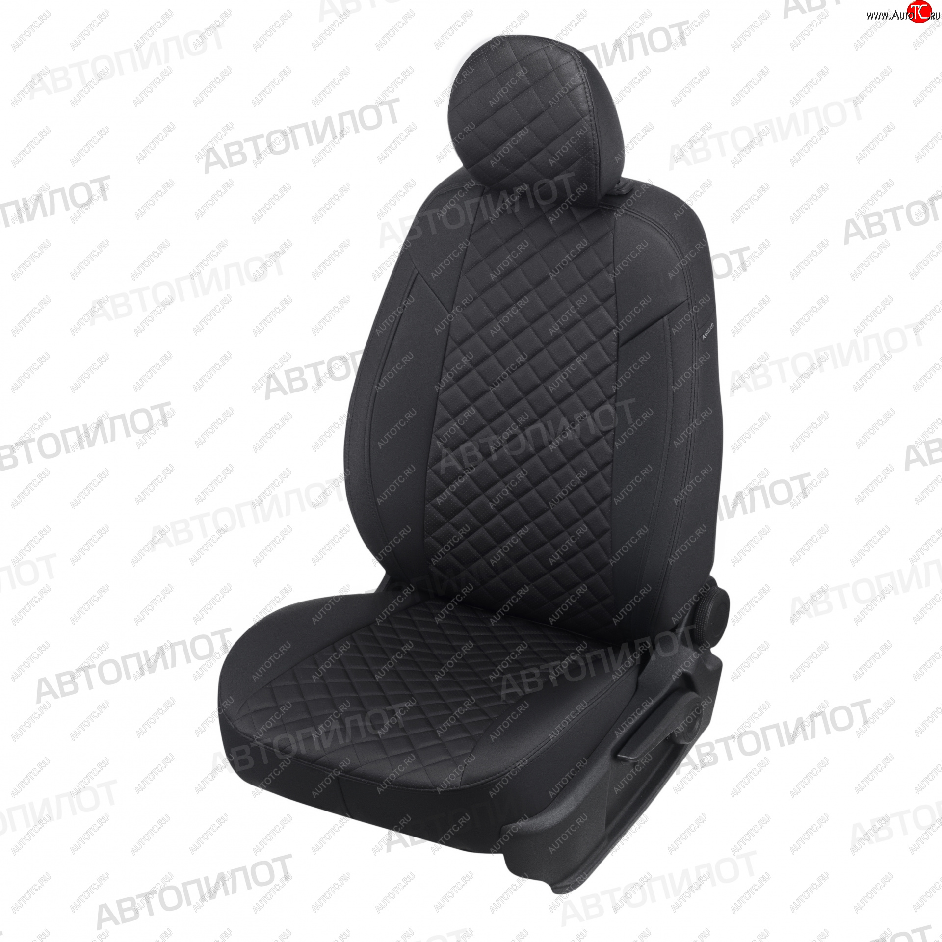 8 399 р. Чехлы сидений (экокожа) Автопилот Ford Fiesta 6 хэтчбэк 5 дв. рестайлинг (2012-2019) (черный)  с доставкой в г. Самара