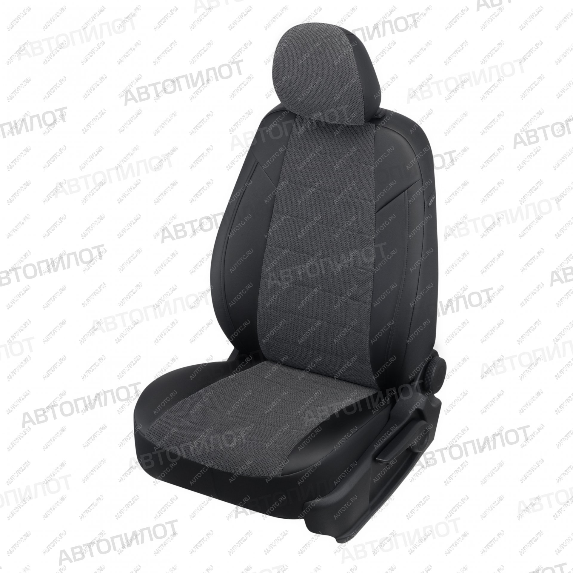 7 699 р. Чехлы на сиденья Велюр (2 места экокожа) Автопилот Ford Tourneo 3 (2003-2013) (черный/федерер)  с доставкой в г. Самара