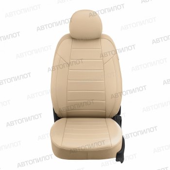 8 249 р. Чехлы сидений (экокожа) Автопилот Honda CR-V RD4,RD5,RD6,RD7,RD9  дорестайлинг (2001-2004) (бежевый)  с доставкой в г. Самара. Увеличить фотографию 4