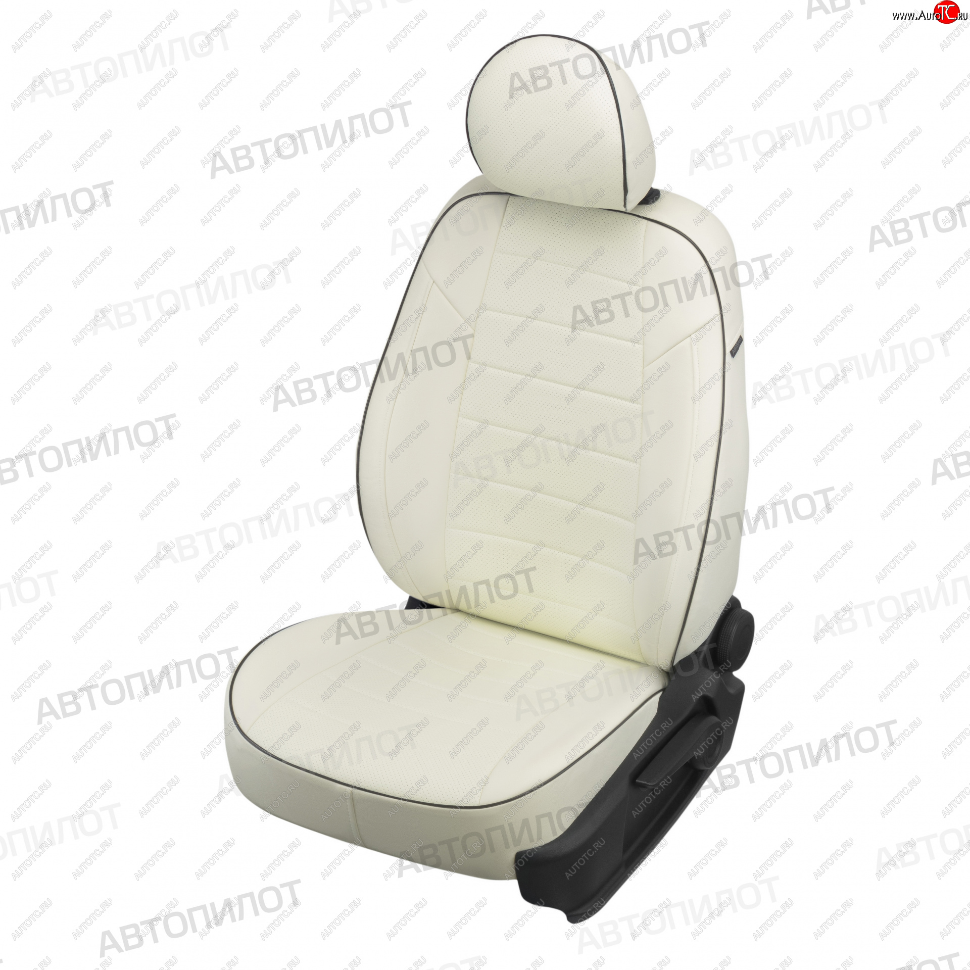 13 849 р. Чехлы сидений (экокожа) Автопилот Honda Jazz (2001-2008) (белый)  с доставкой в г. Самара