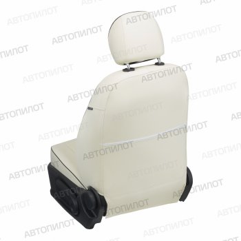 13 849 р. Чехлы сидений (экокожа) Автопилот Honda Jazz (2001-2008) (белый)  с доставкой в г. Самара. Увеличить фотографию 4