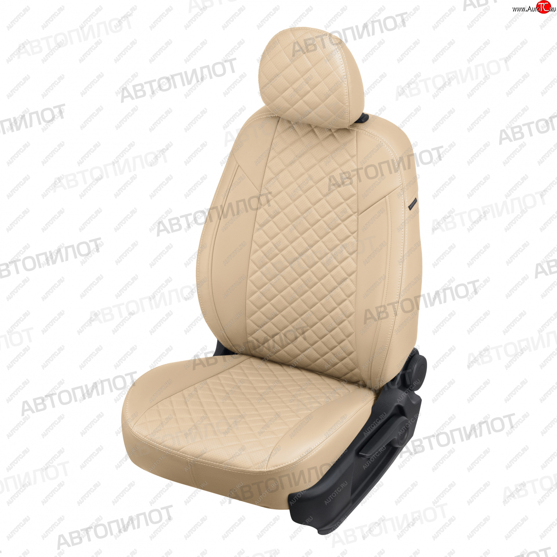 21 999 р. Чехлы сидений (экокожа, 8 мест) Автопилот Ромб Hyundai Starex/Grand Starex/H1 TQ дорестайлинг (2007-2013) (бежевый)  с доставкой в г. Самара