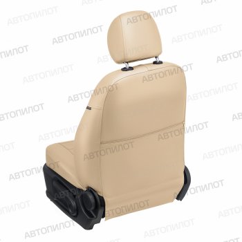 21 599 р. Чехлы сидений (экокожа, 8-11 мест) Автопилот Hyundai Starex/Grand Starex/H1 TQ дорестайлинг (2007-2013) (бежевый)  с доставкой в г. Самара. Увеличить фотографию 3