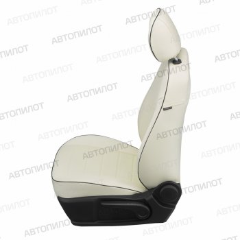 13 849 р. Чехлы сидений (экокожа) Автопилот KIA Carens UN (2006-2013) (белый)  с доставкой в г. Самара. Увеличить фотографию 3