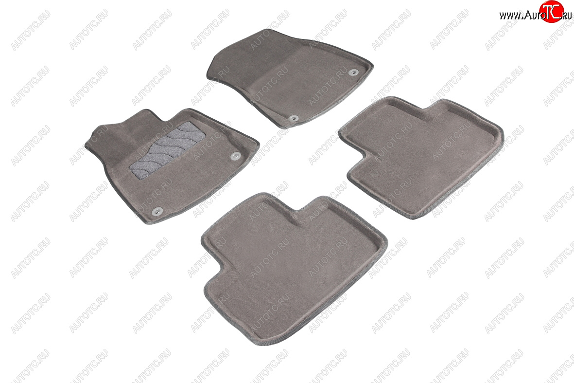 7 399 р. Комплект ковриков салона (ворсовые, 3D) Seintex  Lexus IS250  XE20 (2005-2013) седан дорестайлинг (Серый)  с доставкой в г. Самара