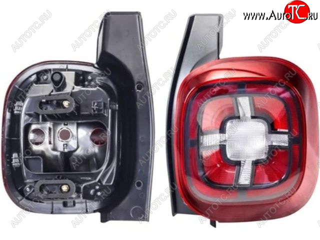 8 649 р. Правый фонарь BODYPARTS Renault Duster HM рестайлинг (2021-2024)  с доставкой в г. Самара