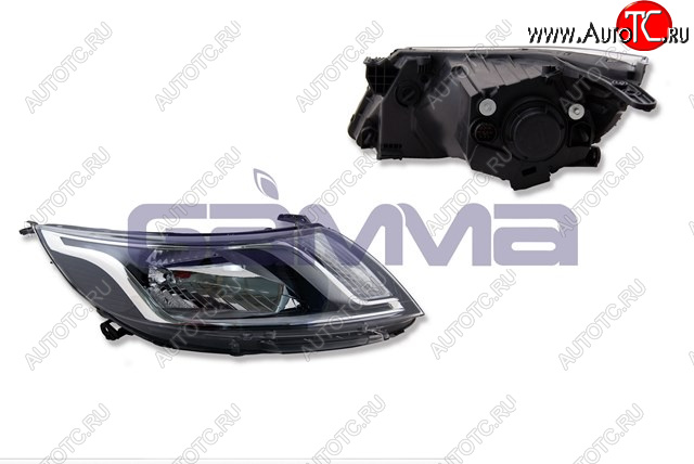 7 499 р. Правая фара (под корректор) GAMMA KIA Rio 3 QB хэтчбек 5 дв. дорестайлинг (2011-2015)  с доставкой в г. Самара