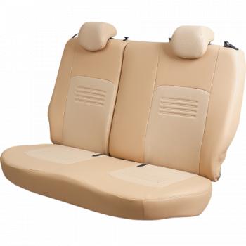 8 549 р. Комплект чехлов для сидений (РЗС 60/40 2Г Илана+Орегон ) ТУРИН СТ Lord Autofashion Ford Fiesta 6 хэтчбэк 5 дв. рестайлинг (2012-2019) (бежевый, вставка бежевая, строчка бежевая)  с доставкой в г. Самара. Увеличить фотографию 8