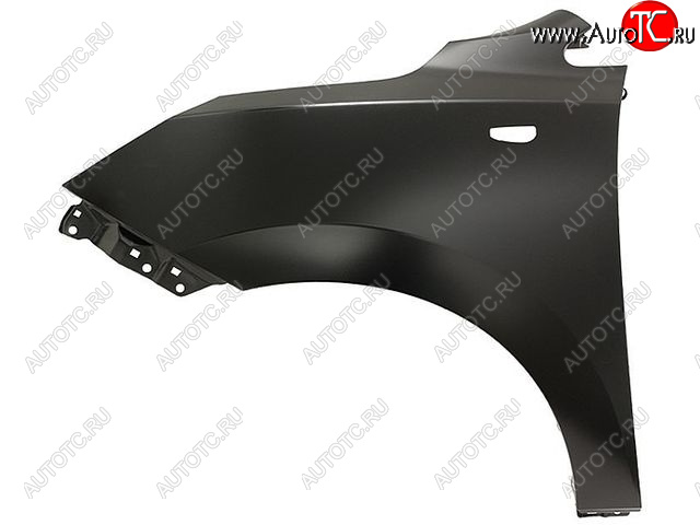 4 099 р. Левое крыло (с отверстием под повторитель поворота, Тайвань) BodyParts Hyundai IX35 LM рестайлинг (2013-2018) (Неокрашенное)  с доставкой в г. Самара