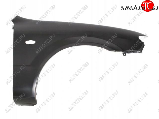 3 289 р. Правое крыло (с отверстием под повторитель поворота, Тайвань) BodyParts Mazda 323/Familia седан BJ дорестайлинг (1998-2000) (Неокрашенное)  с доставкой в г. Самара