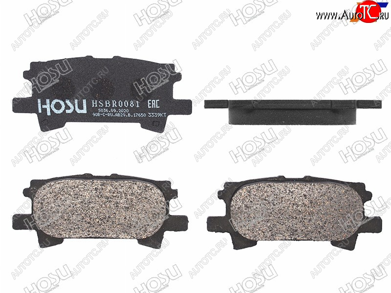 769 р. Колодки тормозные зад LH-RH SAT Lexus RX350 XU30 дорестайлинг (2003-2006)  с доставкой в г. Самара