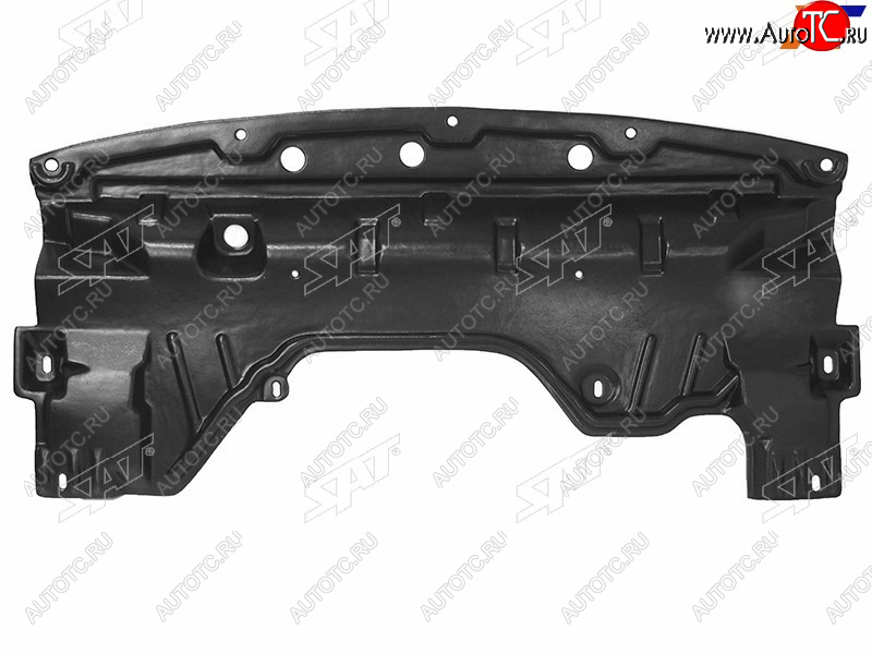 1 799 р. Защита переднего бампера (пыльник) SAT Nissan Teana 2 J32 дорестайлинг (2008-2011)  с доставкой в г. Самара