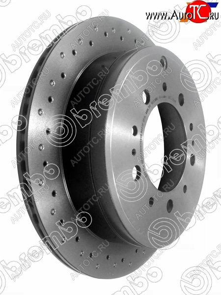 25 949 р. Диск тормозной задний Ø345 BREMBO Lexus LX570 J200 дорестайлинг (2007-2012)  с доставкой в г. Самара