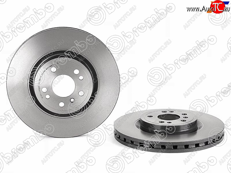 19 699 р. Передний тормозной диск BREMBO Mercedes-Benz ML class W166 (2011-2015)  с доставкой в г. Самара