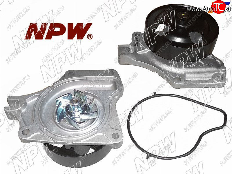 3 379 р. Насос водяного охлаждения с прокладкой NPW Mazda 3/Axela BK дорестайлинг седан (2003-2006)  с доставкой в г. Самара