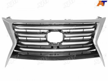 33 999 р. Решетка радиатора (под камеру) SAT Lexus GX460 J150 1-ый рестайлинг (2013-2019) (хром)  с доставкой в г. Самара. Увеличить фотографию 2